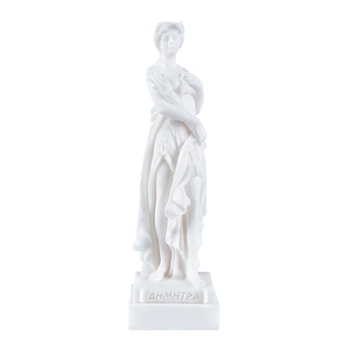 BEAUTIFUL GREEK STATUES Demeter Statue Göttin der Ernte und Landwirtschaft, Alabaster, 16 cm von BEAUTIFUL GREEK STATUES