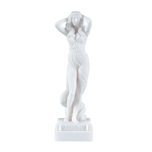 BEAUTIFUL GREEK STATUES Griechische Göttin Aphrodite Venus Geburt von Sexy Nackt Alabaster Statue 6,2 Zoll (16 cm) von BEAUTIFUL GREEK STATUES