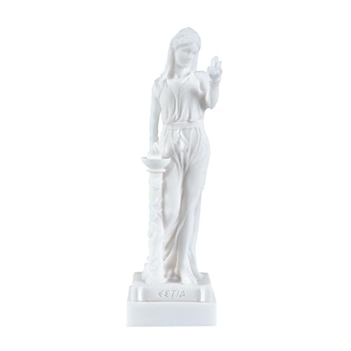 BEAUTIFUL GREEK STATUES Hestia Statue Göttin des Herdes, Heimfamilie und des Staates, 16 cm von BEAUTIFUL GREEK STATUES