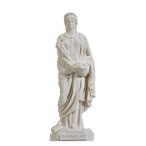 Demeter-göttin Der Ernte Und Landwirtschaft Alabaster-Statue 22 cm Demeter-göttin Der Ernte Und Landwirtschaft Alabaster-Statue 22 cm von BeautifulGreekStatues