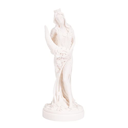 Göttin des Reichtums Tyche Lady Luck Fortuna Statue Alabaster Skulptur 5,9 Zoll von BEAUTIFUL GREEK STATUES