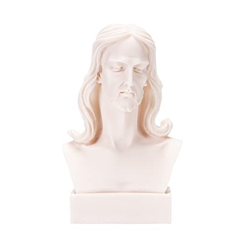 Jesus Christus Statue Alabaster Büste 6,2 Zoll von BEAUTIFUL GREEK STATUES