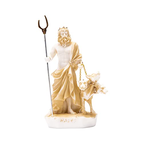 Pluto Hades Herr der Unterwelt griechische Statue Toten Figur Museum Gold 16,2 cm von BEAUTIFUL GREEK STATUES