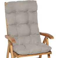 2er Set Beautissu Hochlehner Auflage Flair hl Hellgrau 2er Set Beautissu Hochlehner Auflage Flair hl Hellgrau von BEAUTISSU