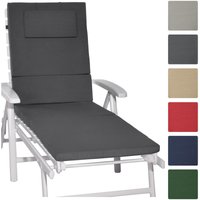 Rollliegenauflage Loft rl 200x60x5cm Graphitgrau - Beautissu Rollliegenauflage Loft rl 200x60x5cm Graphitgrau - Beautissu von BEAUTISSU