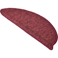 Stufenmatte ProStair 15er Set Bordeaux, 55 x 15 x 4 cm - Beautissu von BEAUTISSU