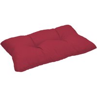 Loungekissen Xluna Rücken Rot, 50x40x12 cm - Beautissu von BEAUTISSU