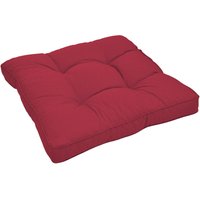 Loungekissen Xluna Sitz Rot, 60x60 cm - Beautissu von BEAUTISSU