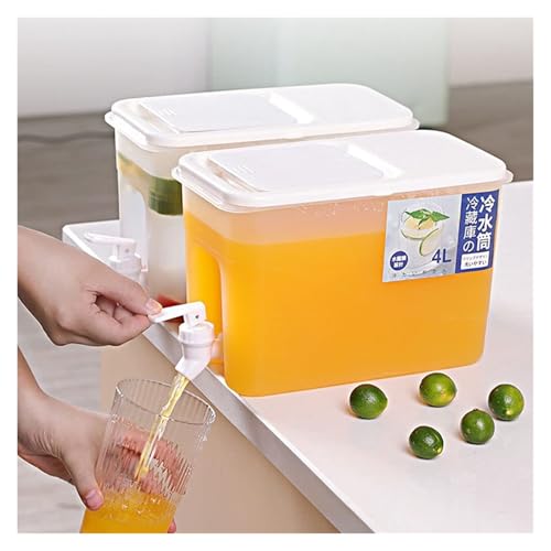 4-Liter-Getränkespender mit Zapfhahn – tragbarer Kaltgetränkebehälter for Saft, Limonade, Eistee – passt in den Kühlschrank, perfekt for Partys und zu Hause 4-Liter-Getränkespender mit Zapfhahn – tragbarer Kaltgetränkebehälter for Saft, Limonade, Eistee – passt in den Kühlschrank, perfekt for Partys und zu Hause von BEAUTRIO