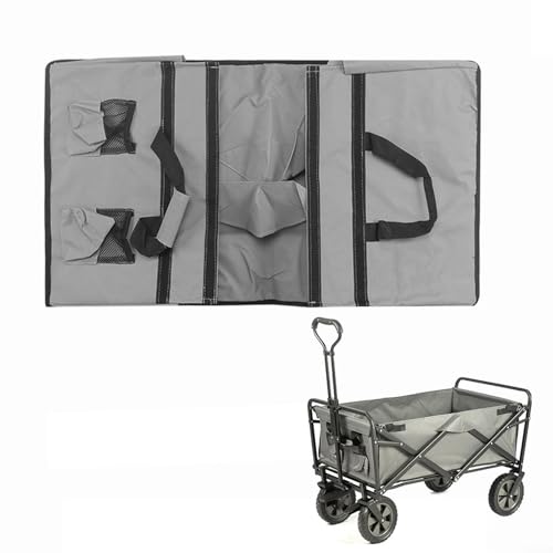 BEAUTRIO Ersatz-Innenfutter for Faltwagen – 600D Oxford-Gewebe, Kompatibel mit Gartenwagen, Strandwagen, Camping- und Picknick-Aufbewahrung(Grey) von BEAUTRIO