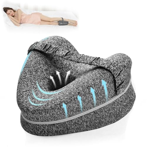BEAUTRIP Beinkissen | ergonomisches Seitenschläferkissen für optimale Unterstützung | Memory Foam Knie Kissen für Seitenschläfer | Lagerungskissen mit Abnehmbarem und Waschbarem Bezug von BEAUTRIP