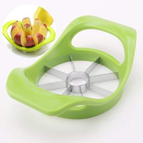 BEAUTYBIGBANG Apfelteiler Apfelschneider Apfelportionierer aus Kunststoff und Funktionsteil aus rostfreiem Edelstahl, Birnenschneider Fruit Slicer Ergonomischer Griff Kitchen Pitting Tool von BEAUTYBIGBANG