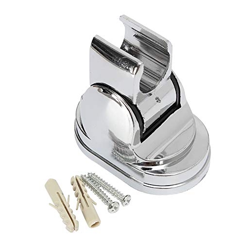 BEAUTYBIGBANG Showerhead Holder Handbrausehalter Ohne Bohren Verstellbare Duschkopfhalterung zum Kleben Silber Wandmontierte Duschkopfhalterung für Badezimmer Dusche von BEAUTYBIGBANG