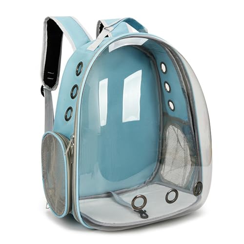BEAUTYC Katzenrucksack Haustier Rucksack Tragbare Transparente Raumkabine Haustiertasche Für Den Ausgang-Hellblau BEAUTYC Katzenrucksack Haustier Rucksack Tragbare Transparente Raumkabine Haustiertasche Für Den Ausgang-Hellblau von BEAUTYC
