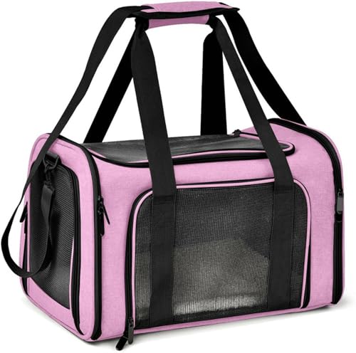 BEAUTYC Katzenrucksack Katzentasche Tragbarer Katzenrucksack Faltbare Kleine Haustier Outdoor-Tasche-Rosa-Größe XL BEAUTYC Katzenrucksack Katzentasche Tragbarer Katzenrucksack Faltbare Kleine Haustier Outdoor-Tasche-Rosa-Größe XL von BEAUTYC