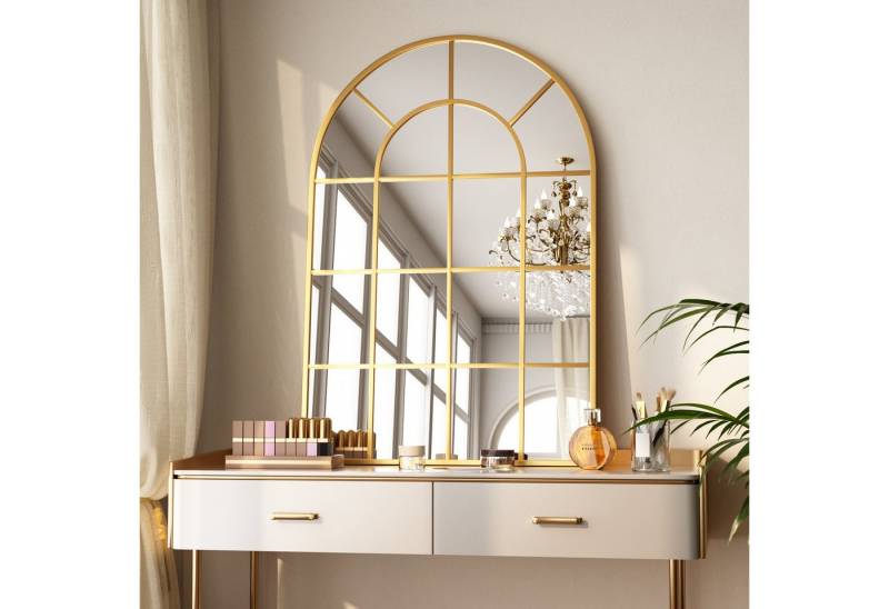 BEAUTYPEAK Dekospiegel Dekorativer gewölbter Wandspiegel mit Fensterpaneel BEAUTYPEAK Dekospiegel Dekorativer gewölbter Wandspiegel mit Fensterpaneel von BEAUTYPEAK