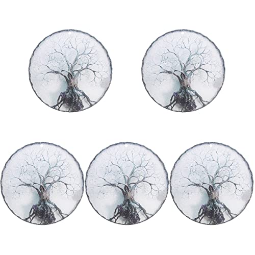 5 Sets Lebensbaum Wandkunst Dekor Wohnzimmer Hängende Wanddekoration Wandbehang Baum Ornament von BEBALETY