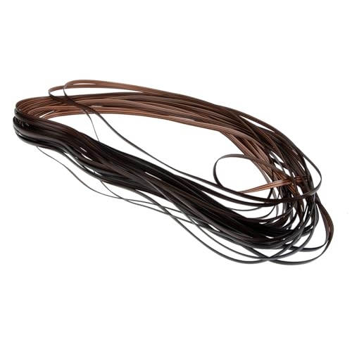BEBEMOKO Rattan Möbelreparaturmaterial 1 Rolle für Stühle und Tische Kunststoff Rattan Selbstgemacht Flechtmaterial Witterungsbeständig für Gartenmöbel Handgefertigtes Reparaturset von BEBEMOKO