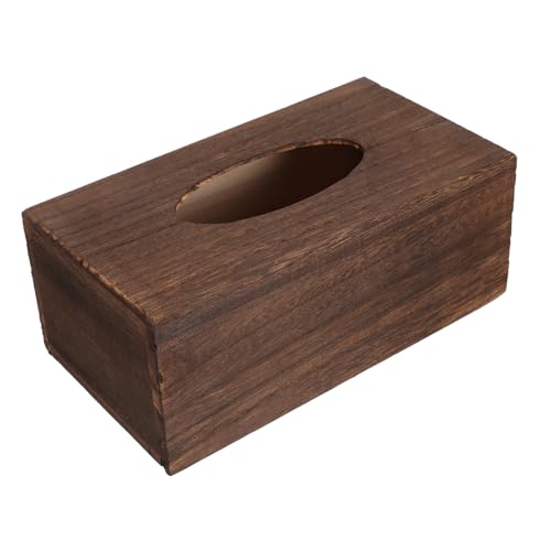 BEBEMOKO Papiertücher Box Halter Aus Holz Für Schreibtisch Wohnzimmer Lagerung Box Mit Praktischem Design Für Schnellen Zugriff von BEBEMOKO