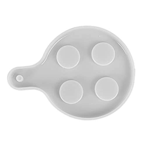 BEBEMOKO 1 Stück Diy Crystal Epoxy Mold für Bastelprojekte Silikonform für Handgefertigte Tabletts Runde und Spiegelnde Designs für Gläser und Untersetzer von BEBEMOKO
