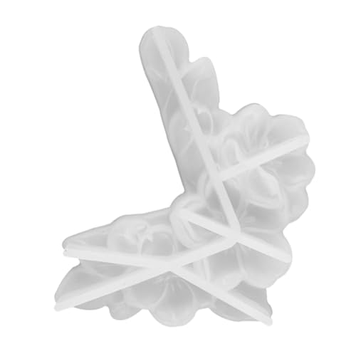 BEBEMOKO 1 Stück Silikonform für Diy Blumenornamente Transparentes Epoxidharz Mould für Wanddekorationen und Handgemachte Kunstwerke Ihre Täglichen Projekte von BEBEMOKO