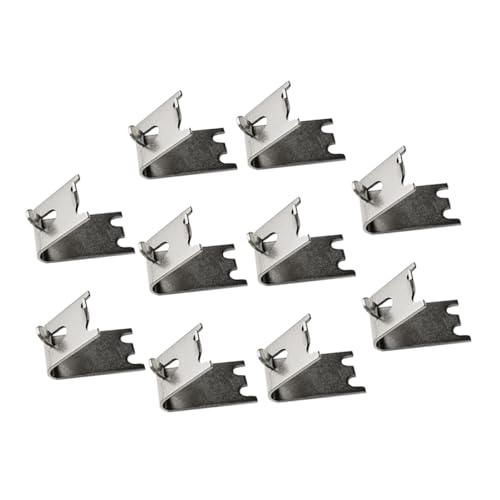 BEBEMOKO 10 Stück Teiliges Edelstahl Regalhalter für Kühlschrank und Gefrierschrank Rostfrei Stark Langlebige Regalstützclips Einfache Montage Sicher und Maßgerecht für BEBEMOKO 10 Stück Teiliges Edelstahl Regalhalter für Kühlschrank und Gefrierschrank Rostfrei Stark Langlebige Regalstützclips Einfache Montage Sicher und Maßgerecht für von BEBEMOKO