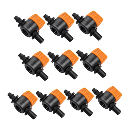 BEBEMOKO 10 Stück Teiliges Mini Schlauchverbinder für Bewässerung Robuste Materialien Installieren Effizienter Wasserfluss für Garten und Landwirtschaft von BEBEMOKO