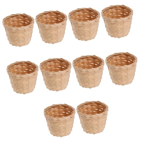 BEBEMOKO 10 Stück Teiliges Set von Dekorativen Aufbewahrungskörben aus Multifunktionale Körbe für Blumenarrangements und Heimdekoration Leicht und Tragbar für Partys und Hochzeiten von BEBEMOKO