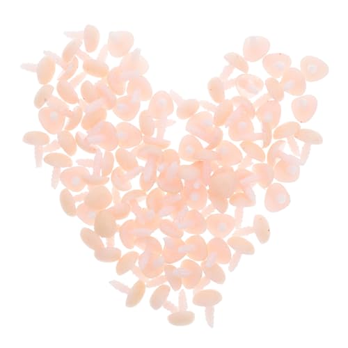 BEBEMOKO 100stücke Puppenzubehör Nase Für Stoffbär Und Plüschhase DIY Handwerk Basteln Spielzeug Ersatzteil Aus Kunststoff Material Für Kuscheltier Dekoration von BEBEMOKO