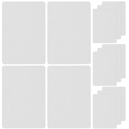 BEBEMOKO 100stücke Ohrringkarten Aus Kraftpapier Vintage Schmuck Displaykarten Für Ohrringe Und Halsketten Weiß Für Aufbewahrung Und Präsentation Ihrer Schmuckstücke BEBEMOKO 100stücke Ohrringkarten Aus Kraftpapier Vintage Schmuck Displaykarten Für Ohrringe Und Halsketten Weiß Für Aufbewahrung Und Präsentation Ihrer Schmuckstücke von BEBEMOKO