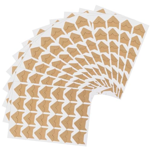 BEBEMOKO 12 Blatt Selbstklebende Fotoecken Kraftpapier Stabile Montageecken für Scrapbooking Fotoalben und Tagebuch Schützende Eckaufkleber für Bilderrahmen DIY Bastelzubehör BEBEMOKO 12 Blatt Selbstklebende Fotoecken Kraftpapier Stabile Montageecken für Scrapbooking Fotoalben und Tagebuch Schützende Eckaufkleber für Bilderrahmen DIY Bastelzubehör von BEBEMOKO