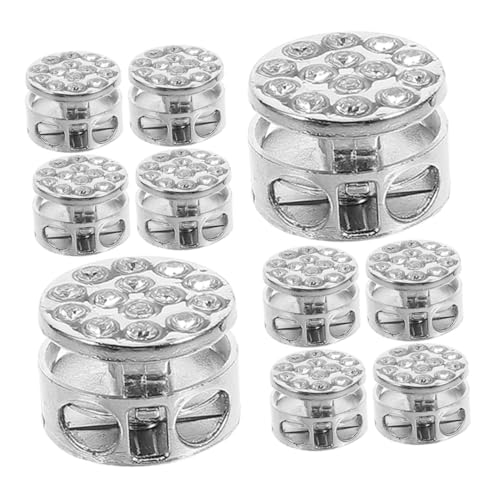 BEBEMOKO 12stücke Metall Kordelstopper Für Schnürsenkel Und Bekleidung Silikonfreie Einfach Einstellbare Zugstopper Für Jacken Hosen Und Sportkleidung Und Zuverlässig BEBEMOKO 12stücke Metall Kordelstopper Für Schnürsenkel Und Bekleidung Silikonfreie Einfach Einstellbare Zugstopper Für Jacken Hosen Und Sportkleidung Und Zuverlässig von BEBEMOKO