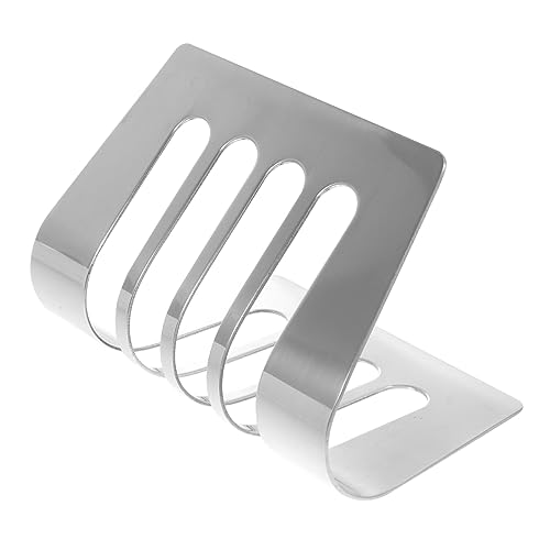 BEBEMOKO Frühstücksbrotständer Mit Mehrfachen Gittern Brotscheibenhalter Aus Hochwertigem Material Servierständer Für Lebensmittel Im Zuhause Silber BEBEMOKO Frühstücksbrotständer Mit Mehrfachen Gittern Brotscheibenhalter Aus Hochwertigem Material Servierständer Für Lebensmittel Im Zuhause Silber von BEBEMOKO