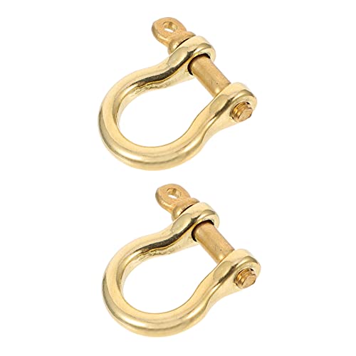 BEBEMOKO 2stücke D-Ring Für Haustierhalsband Und Schlüsselbundzubehör Schlüsselring-zubehör Langlebiger Schlüsselhalter Aus Hochwertigem Material von BEBEMOKO