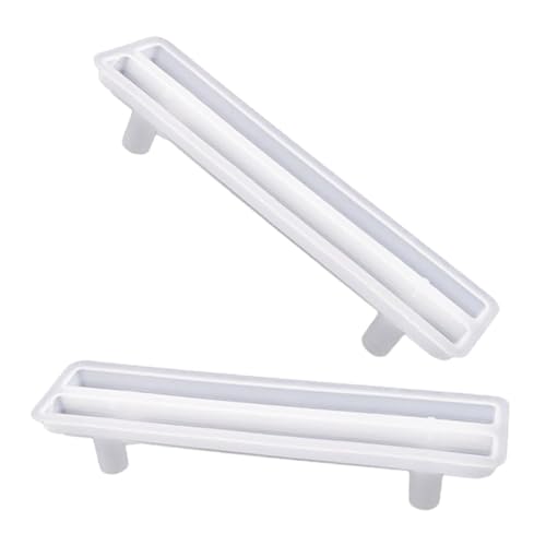 BEBEMOKO 2 Stück Silikonform Teilig für Dekorative Griffe Hitze und Kältebeständig Leicht zu Entformen Geeignet für DIY Fruchtschalen und Teetablett Handgriffe Kreative Resin Gießform für von BEBEMOKO