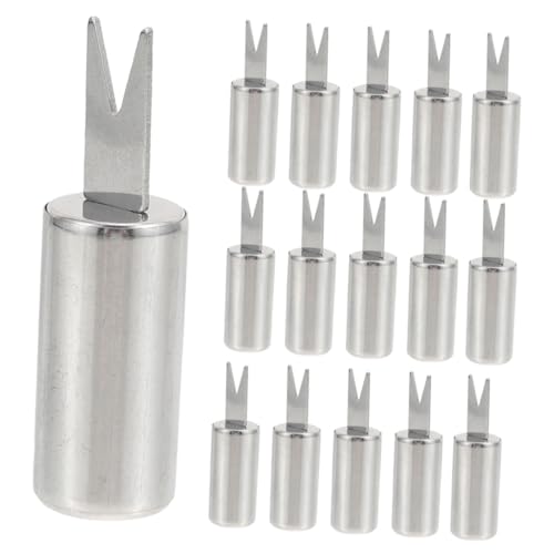 BEBEMOKO 20 Stück Teiliges Edelstahl Maisgabel Kompakt und Robust Multifunktionale Grillgabeln für Camping Picknick und Bbq Hitzebeständig und Tragbar für Maiskolben und Früchte BEBEMOKO 20 Stück Teiliges Edelstahl Maisgabel Kompakt und Robust Multifunktionale Grillgabeln für Camping Picknick und Bbq Hitzebeständig und Tragbar für Maiskolben und Früchte von BEBEMOKO