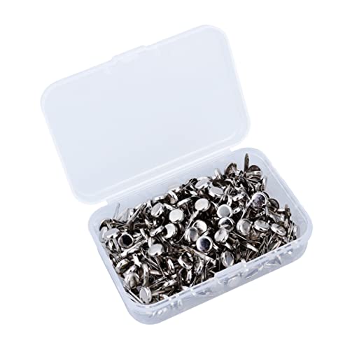 BEBEMOKO 200stücke Metall Brads Elektroplating Runde Papierbefestigungen Silber Für Scrapbooking Und -projekte Mit Praktischem Aufbewahrungsbox BEBEMOKO 200stücke Metall Brads Elektroplating Runde Papierbefestigungen Silber Für Scrapbooking Und -projekte Mit Praktischem Aufbewahrungsbox von BEBEMOKO
