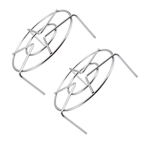 BEBEMOKO 2 Stücke Dampfgarer Rack für Küche Hitzebeständig Mehrzweck Dampfständer für Gemüse und Fisch Leicht zu Reinigen BEBEMOKO 2 Stücke Dampfgarer Rack für Küche Hitzebeständig Mehrzweck Dampfständer für Gemüse und Fisch Leicht zu Reinigen von BEBEMOKO