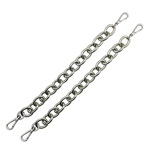 BEBEMOKO 2stücke Ersatz-eisenkette Antik-taschengurt-zubehör Griff-Befestigung Für Handtasche Gepäck Silber von BEBEMOKO