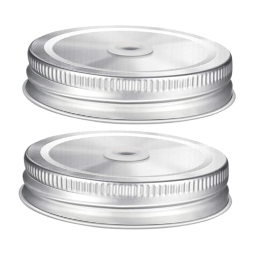 BEBEMOKO 2stücke Deckel Mit Strohhalmloch Für Einmachgläser Deckel Einmachglas Mit Stroh Löcher Einmachzubehör BEBEMOKO 2stücke Deckel Mit Strohhalmloch Für Einmachgläser Deckel Einmachglas Mit Stroh Löcher Einmachzubehör von BEBEMOKO