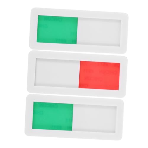 BEBEMOKO 3 Stück Teiliges Selbstklebendes Türschild mit Schieberegler Sichtbares Frei besetzt schild für Büro Toilette Hotel Weiß Einfache Anbringung Sichtbare Farbanzeige BEBEMOKO 3 Stück Teiliges Selbstklebendes Türschild mit Schieberegler Sichtbares Frei besetzt schild für Büro Toilette Hotel Weiß Einfache Anbringung Sichtbare Farbanzeige von BEBEMOKO
