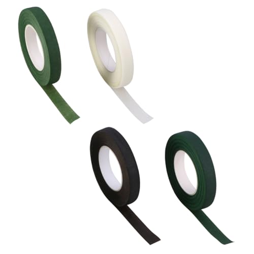 BEBEMOKO 4 Rollen Floristenband Selbstklebend Langlebiges Blumenband in Farben Dunkelgrün Mittelgrün Weiß für Blumenarrangements Straußstiele Geschenkdeko Basteln Floristik Zubehör BEBEMOKO 4 Rollen Floristenband Selbstklebend Langlebiges Blumenband in Farben Dunkelgrün Mittelgrün Weiß für Blumenarrangements Straußstiele Geschenkdeko Basteln Floristik Zubehör von BEBEMOKO