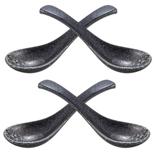 BEBEMOKO 4 Stück Teiliges Japanisches Suppenlöffel Keramik Ergonomischer Griff Hitzebeständig Leicht und Kompakt für Alltag Festtage Picknick und Stilvolle Tischdekoration BEBEMOKO 4 Stück Teiliges Japanisches Suppenlöffel Keramik Ergonomischer Griff Hitzebeständig Leicht und Kompakt für Alltag Festtage Picknick und Stilvolle Tischdekoration von BEBEMOKO