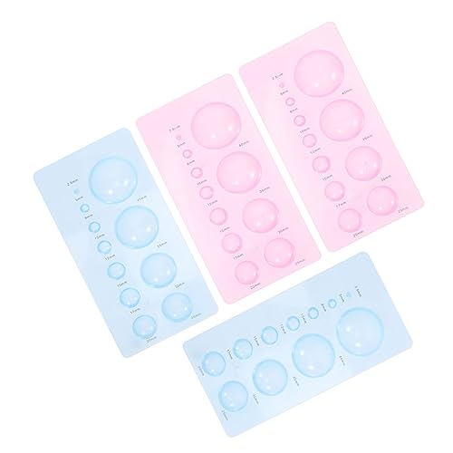 BEBEMOKO 4stücke Halbkugel Papier Quilling Formset DIY Bastelwerkzeug Für Papierkunst Blauen Und Rosa Formen Für Blumen Töpfe Und Tiermodelle von BEBEMOKO