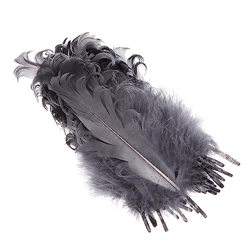 BEBEMOKO 50 Stück Handgefertigte Gefiederte Dekorationen für Hochzeiten Partys und DIY Bastelprojekte für Blumenarrangements und Bastelideen von BEBEMOKO