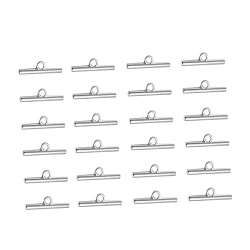 BEBEMOKO 50 Stück Stabile Metall schnallen aus Legierung Kreative DIY taschenverschlüsse Silberne Ot kettenverschlüsse für Handtaschen Rucksäcke und Bastelprojekte von BEBEMOKO
