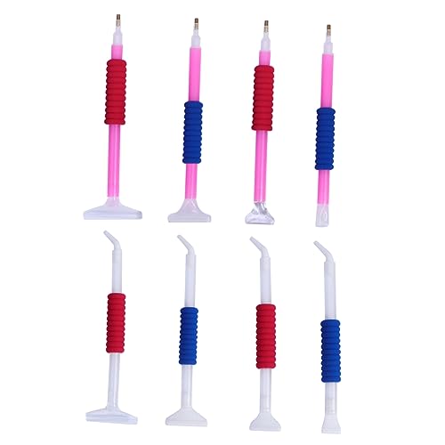 BEBEMOKO 8stücke Teiliges Gebogenen Und Geraden -Diamant-zeichenstiften Für DIY-diamantstickerei Und Bastelarbeiten Ergonomisch Gestaltet Für Müheloses Arbeiten von BEBEMOKO