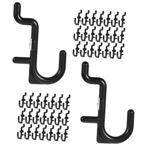 BEBEMOKO 80 Stück Teiliges Pegboard Haken Kunststoff J haken mit Hoher Tragkraft für Garage und Werkzeugwand Robust Kompakt Vielseitig Einsetzbar Einfache Montage für Lochwand aufbewahrung von BEBEMOKO
