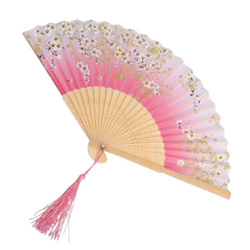 BEBEMOKO Adornment Fan Mini Fan Handfächer Für Frauen Faltbare Dekorative Faltfächer Handfächer Im Vintage Stil von BEBEMOKO