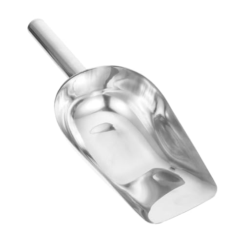 BEBEMOKO Edelstahl Lebensmittelechte Eisschaufel Multifunktionale Mehlschaufel für Eiswürfel Getreide und Lebensmittel Geeignet für Küche Supermarkt und Buffet BEBEMOKO Edelstahl Lebensmittelechte Eisschaufel Multifunktionale Mehlschaufel für Eiswürfel Getreide und Lebensmittel Geeignet für Küche Supermarkt und Buffet von BEBEMOKO